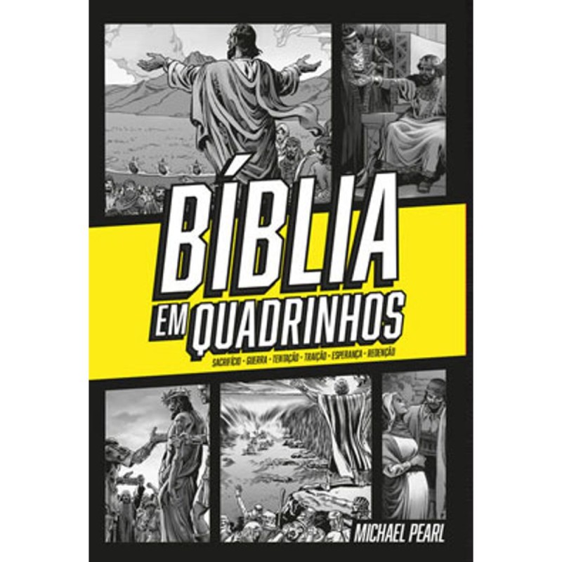 BÍBLIA EM QUADRINHOS - CAPA DURA - AMARELA