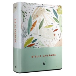 Bíblia AEC letra gigante – verde estampada