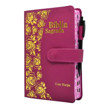 Bíblia Sagrada Rc Letra Hipergigante Pink Feminina