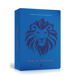 Bíblia AEC letra grande – azul