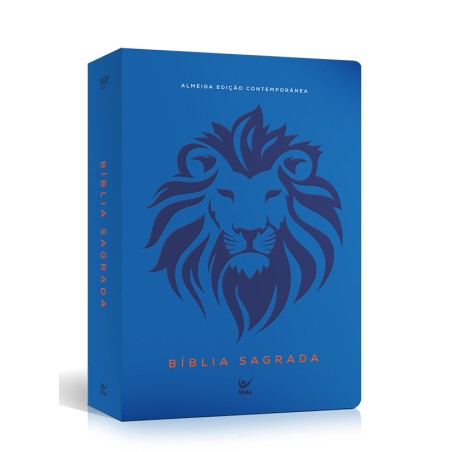 Bíblia AEC letra grande – azul