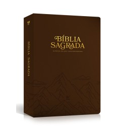 Bíblia AEC letra grande – marrom