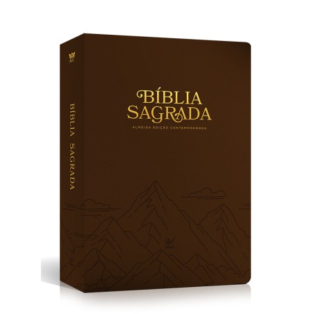 Bíblia AEC letra grande – marrom