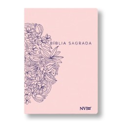 BÍBLIA NVI SLIM LETRA NORMAL CAPA LUXO NUDE