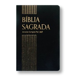 BÍBLIA ACF SEMI-LUXO LETRA NORMAL PRETA
