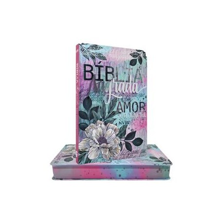 Bíblia Nvi Grande Especial Flor Artística