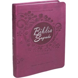 Bíblia Sagrada Letra Grande (RA) Vinho c/ Índice
