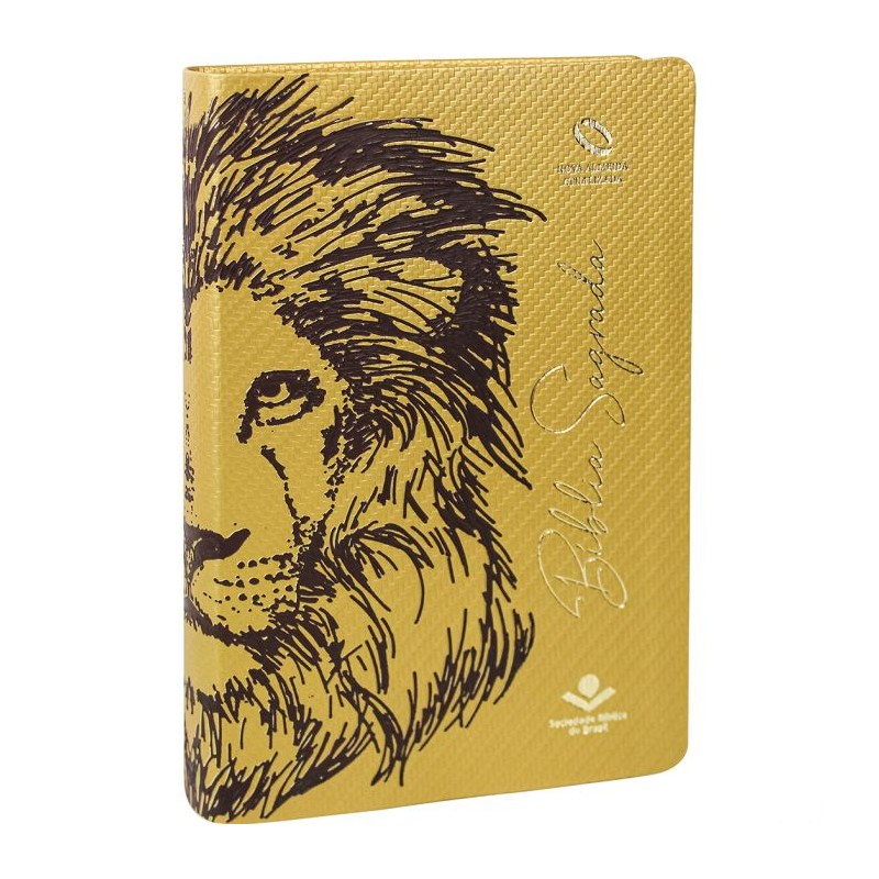 Bíblia NAA Leão Dourado
