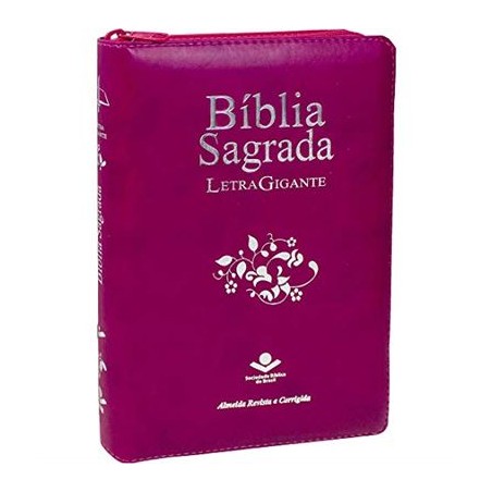 Bíblia Sagrada Letra Gigante Vinho