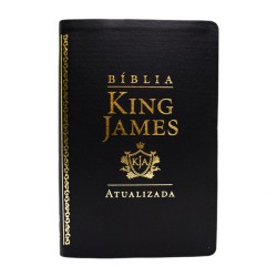 Bíblia King James Atualizada KJA Luxo Preta