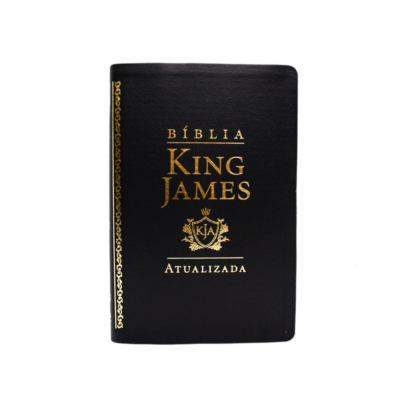 Bíblia King James Atualizada KJA Luxo Preta