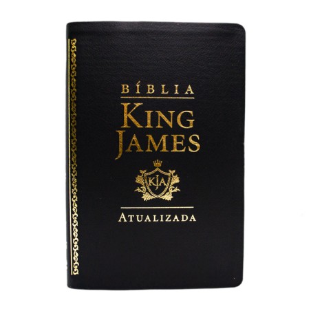 Bíblia King James Atualizada KJA Luxo Preta