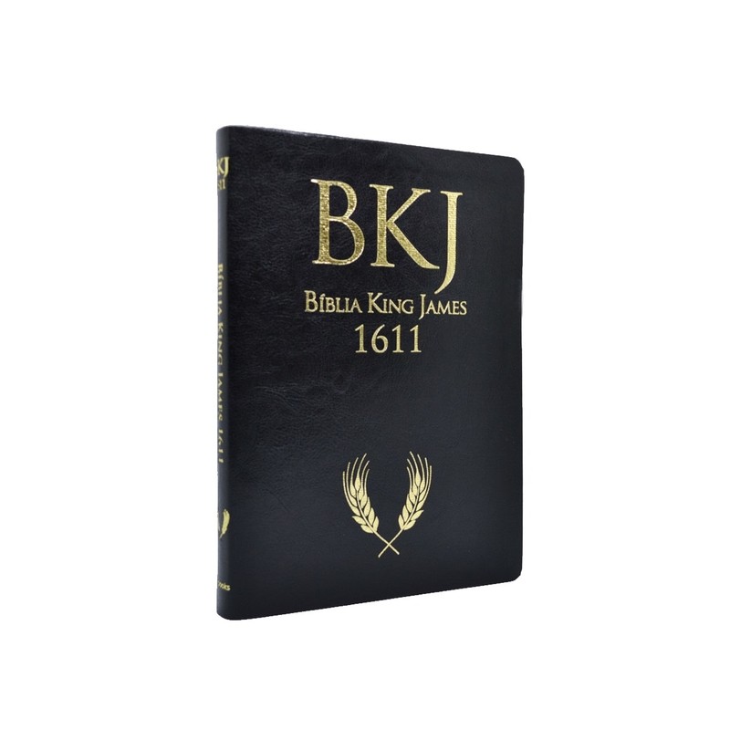 Bíblia King James Fiel 1611 Ultrafina Média Luxo Preta