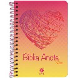 BÍBLIA ANOTE NVT SLIM - RABISCOS DO CORAÇÃO