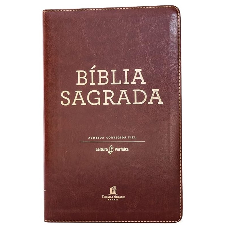Bíblia Sagrada Leitura Perfeita - Marrom - ACF
