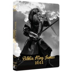 Bíblia King James 1611 - Ultrafina Lettering Bible Leão Guerreiro