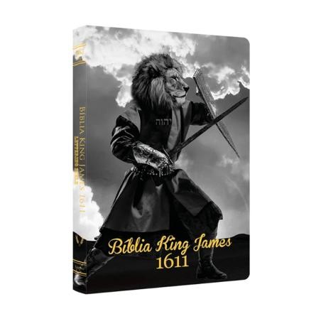 Bíblia King James 1611 - Ultrafina Lettering Bible Leão Guerreiro