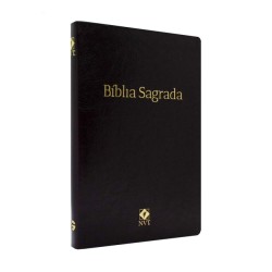 Bíblia NVT slim luxo Marrom