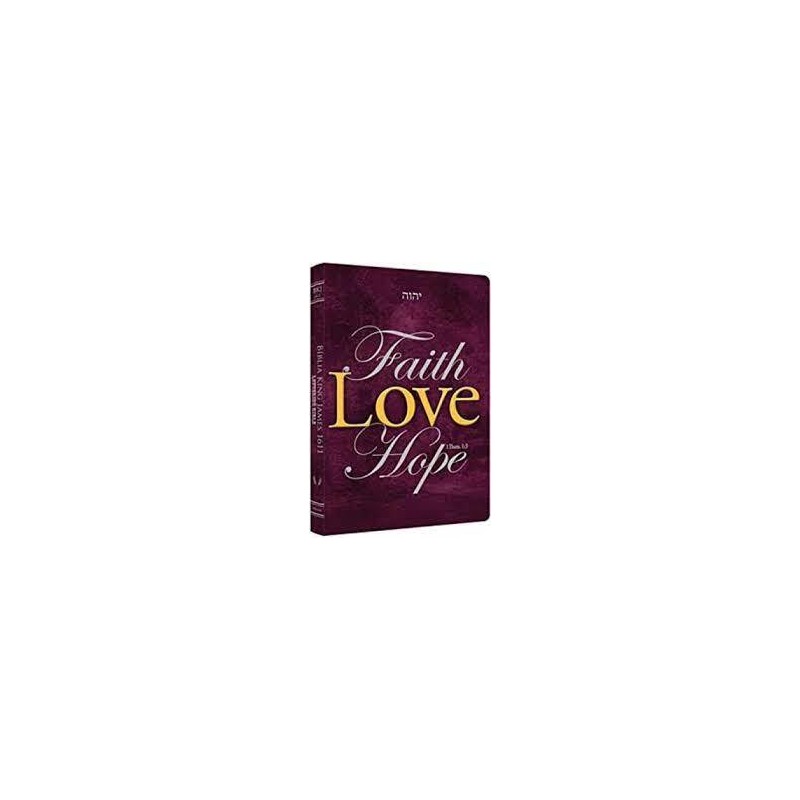 Bíblia King James 1611 - Ultrafina Lettering Bible Faith Hope
