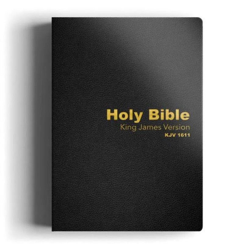 BÍBLIA KING JAMES 1611 EM INGLÊS LUXO PRETA