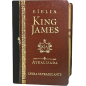 Bíblia King James Atualizada - ultragigante - capa luxo - marrom
