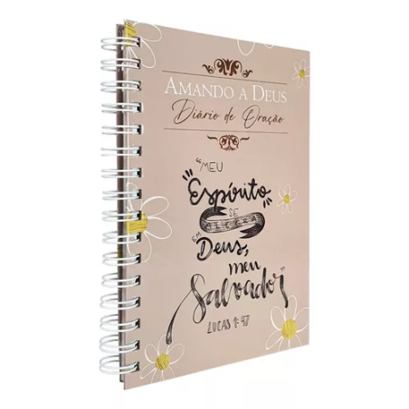 Diário De Oração Lettering Meditação e Devocional Semanal