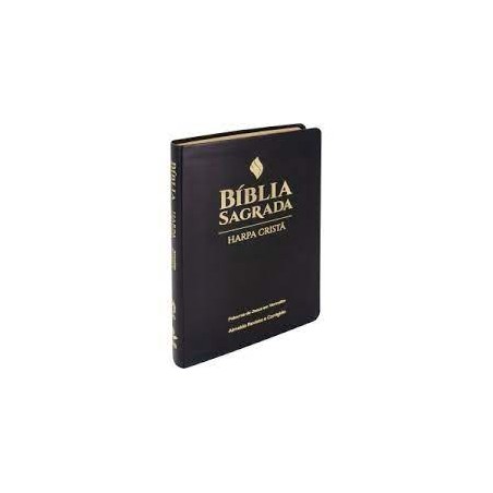 Bíblia Sagrada Letra Grande, Edição com Letras Vermelhas e Harpa Cristã