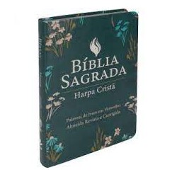 Bíblia Sagrada - Letra Grande - Edição com Letras Vermelhas e Harpa Cristã