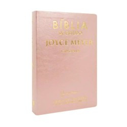 Bíblia De Estudo Joyce Meyer Letra Grande Rosa