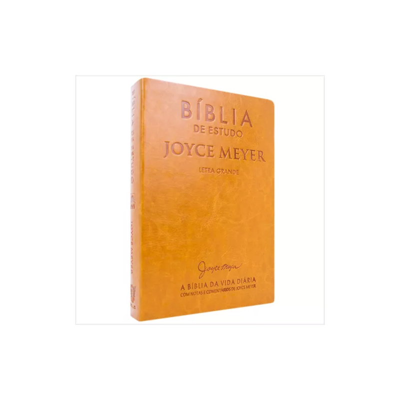 Bíblia De Estudo Joyce Meyer Letra Grande Mostarda