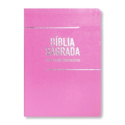 Bíblia NVI - Letra Gigante rosa