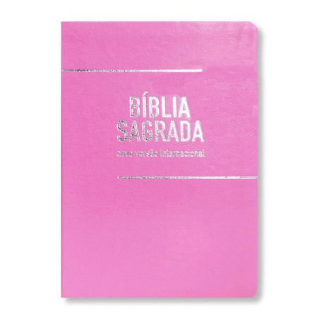 Bíblia NVI - Letra Gigante rosa