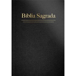 Bíblia Semi Luxo Letra Grande ARC - Preta