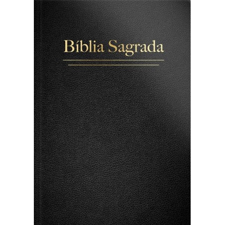 Bíblia Semi Luxo Letra Grande ARC - Preta