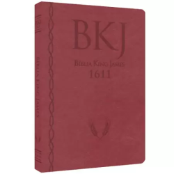 Biblia Slim King James 1611 Ultra Fina Ampliada Vermelha