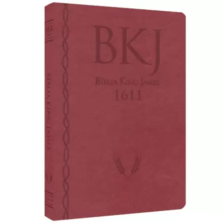 Biblia Slim King James 1611 Ultra Fina Ampliada Vermelha