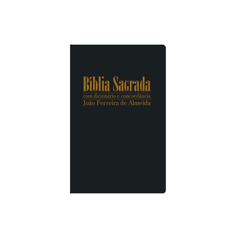 Bíblia Sagrada Gigante Dicionário e Concordância - Preta