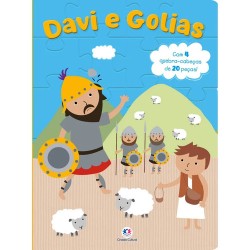 LIVRO QUEBRA-CABEÇA DAVI E GOLIAS
