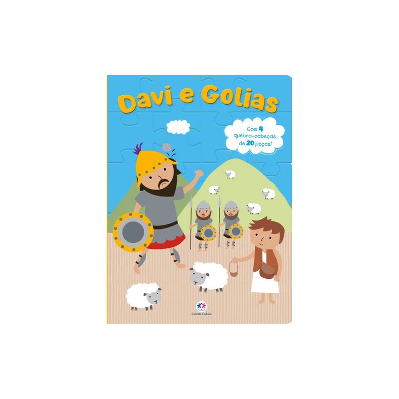 LIVRO QUEBRA-CABEÇA DAVI E GOLIAS