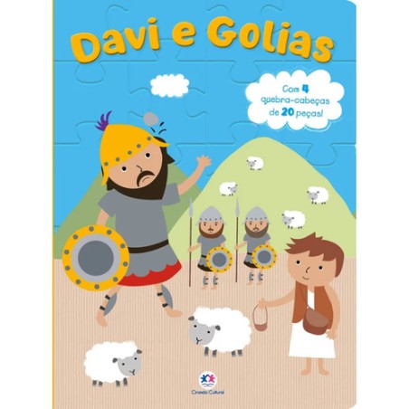 LIVRO QUEBRA-CABEÇA DAVI E GOLIAS