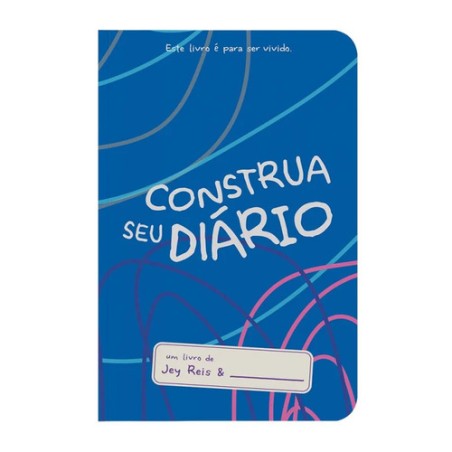 Construa seu Diário - Capa Azul