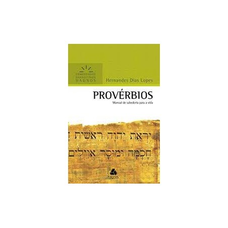 Provérbios - Comentários Expositivos Hagnos