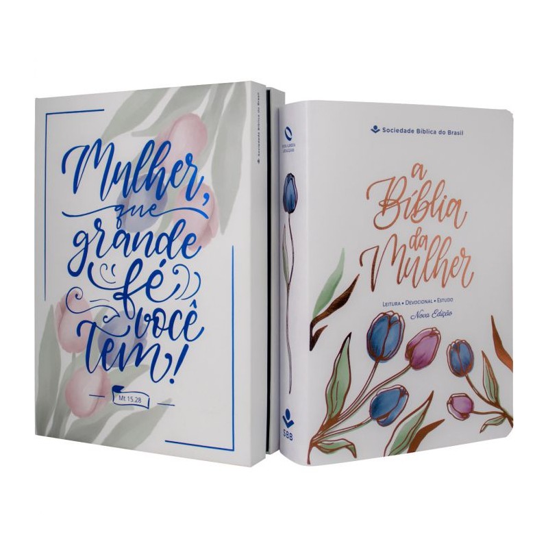 Bíblia da Mulher - Nova Edição - Letra Grande - Capa Branca Bíblia da Mulher - Nova Edição - Letra Grande - Capa Branca