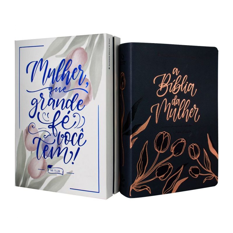 Bíblia da Mulher - Nova Edição - Letra Grande - Capa Preta