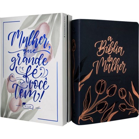 Bíblia da Mulher - Nova Edição - Letra Grande - Capa Preta