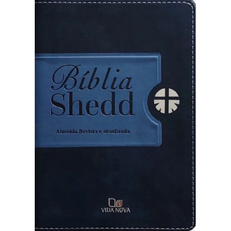 Bíblia Shedd - Capa duotone azul