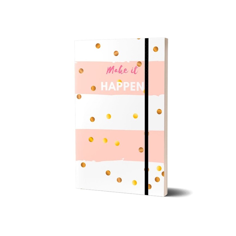 Caderno Para Anotações Sem Pauta - Maken It Happen