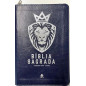 Bíblia Sagrada King James Capa azul com fecho