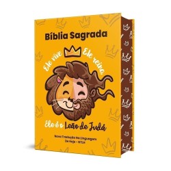 Bíblia Sagrada Infantil NTLH Capa Dura Leão de Judá