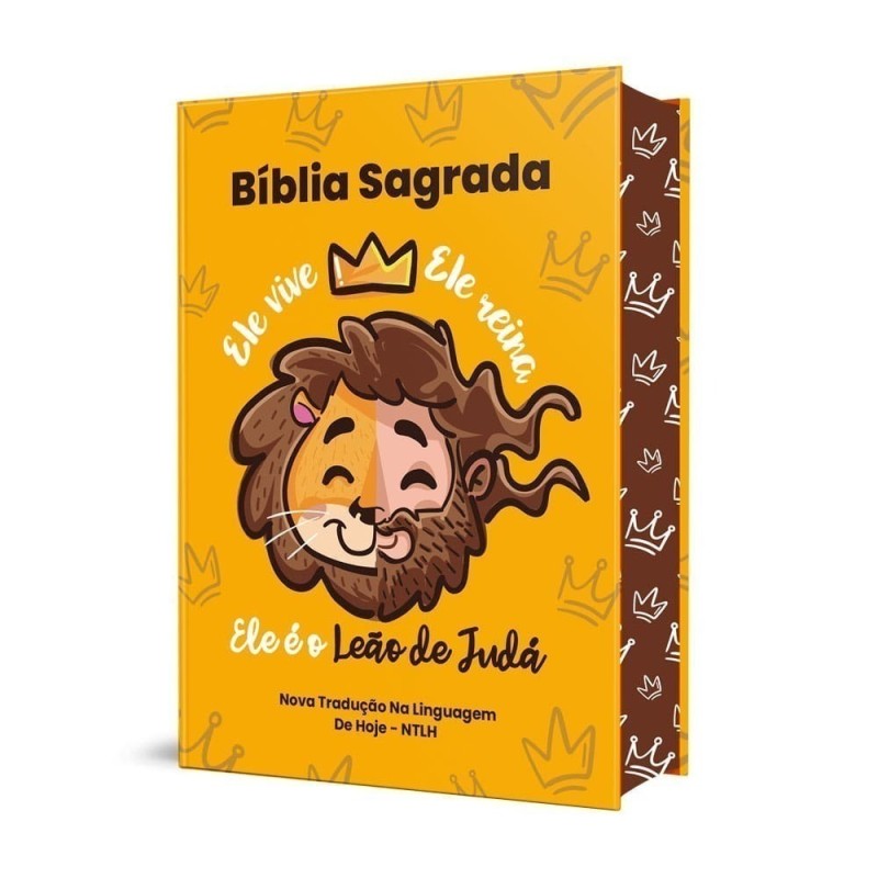 Bíblia Sagrada Infantil NTLH Capa Dura Leão de Judá